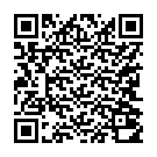 QR-code voor telefoonnummer +17242010378