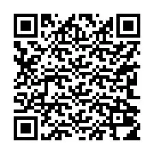 QR-код для номера телефона +17242014214