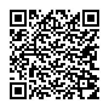 QR-koodi puhelinnumerolle +17242014217