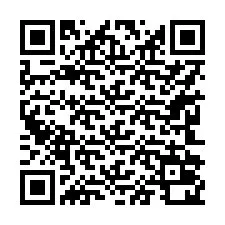 QR-koodi puhelinnumerolle +17242020415