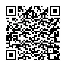 Código QR para número de telefone +17242020441