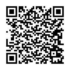 電話番号のQRコード +17242021753