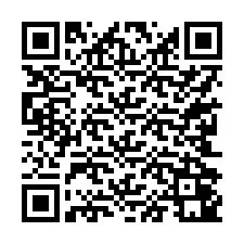 QR kód a telefonszámhoz +17242041298