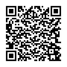 電話番号のQRコード +17242041302