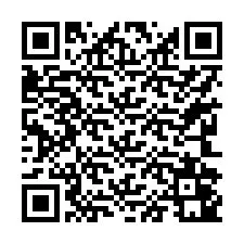 QR-kood telefoninumbri jaoks +17242041501