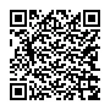 QR код за телефонен номер +17242356829