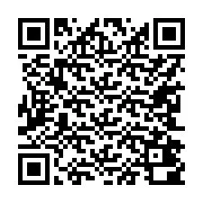 QR kód a telefonszámhoz +17242400197