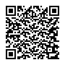 QR-koodi puhelinnumerolle +17242613073