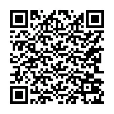 Código QR para número de telefone +17243025319