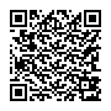 QR-код для номера телефона +17243823411