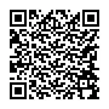 QR-koodi puhelinnumerolle +17244194785