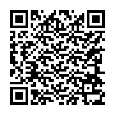 QR-koodi puhelinnumerolle +17244735709