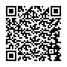 Codice QR per il numero di telefono +17244984828