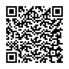 QR kód a telefonszámhoz +17245158048