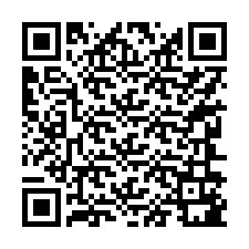 QR-code voor telefoonnummer +17246181050