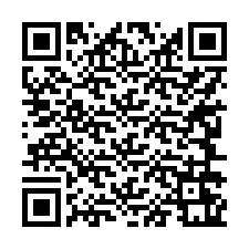 Codice QR per il numero di telefono +17246261822