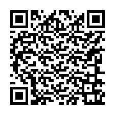 QR код за телефонен номер +17246761005