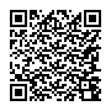 QR-code voor telefoonnummer +17247040185