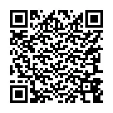 Kod QR dla numeru telefonu +17247848108