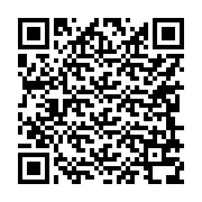 Codice QR per il numero di telefono +17249738216