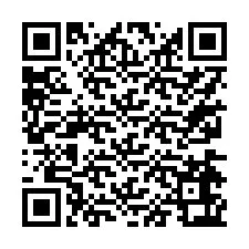 Código QR para número de teléfono +17274663909