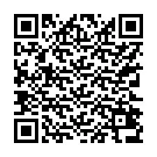 QR-code voor telefoonnummer +17322436444