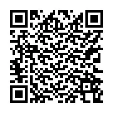 Código QR para número de teléfono +17322568615