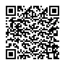 Código QR para número de teléfono +17322568856