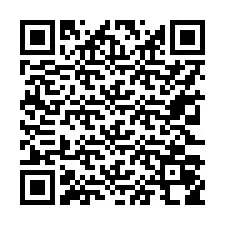 Código QR para número de teléfono +17323058367