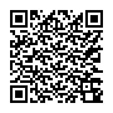 Código QR para número de teléfono +17323340989