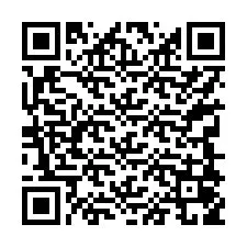 QR-koodi puhelinnumerolle +17348059010