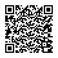 QR-код для номера телефона +17402000001