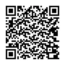 QR-code voor telefoonnummer +17402000022