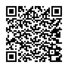 QR Code สำหรับหมายเลขโทรศัพท์ +17402000038