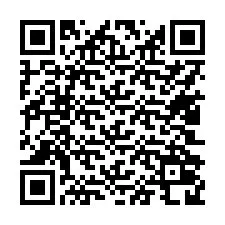 QR kód a telefonszámhoz +17402028669