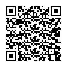 QR Code pour le numéro de téléphone +17402048038