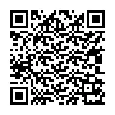 QR kód a telefonszámhoz +17402171010