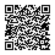 Código QR para número de telefone +17402171147