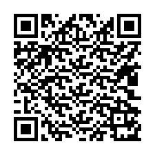 Código QR para número de telefone +17402171221