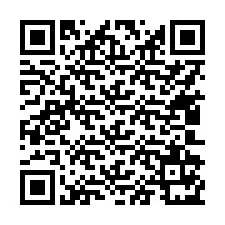 QR-код для номера телефона +17402171544