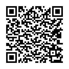 Código QR para número de telefone +17402173519