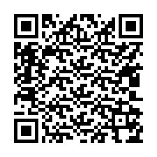 QR-код для номера телефона +17402174010