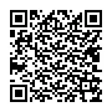 QR-код для номера телефона +17402174012