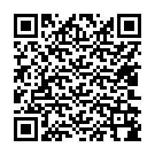 QR-koodi puhelinnumerolle +17402184049