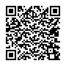 QR-koodi puhelinnumerolle +17402240547