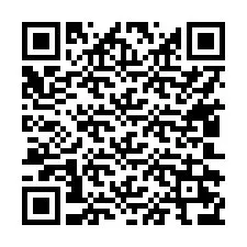 QR-код для номера телефона +17402276014