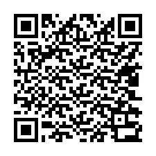 Kode QR untuk nomor Telepon +17402332168