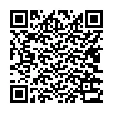 QR-код для номера телефона +17402332932