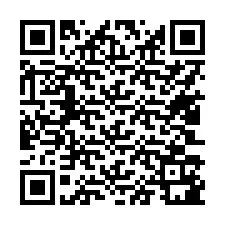 Codice QR per il numero di telefono +17403181369