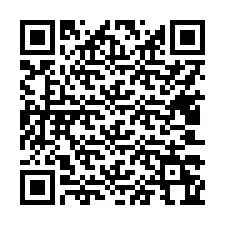 QR kód a telefonszámhoz +17403264482